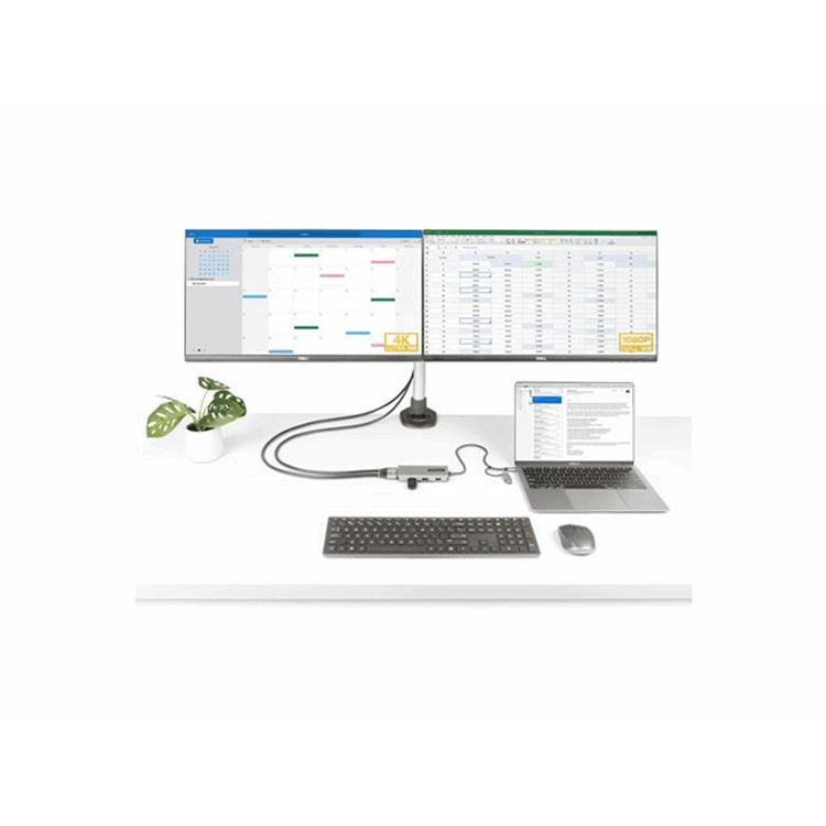 USB-C/USB-A Multiport Adapter Dual HDMI