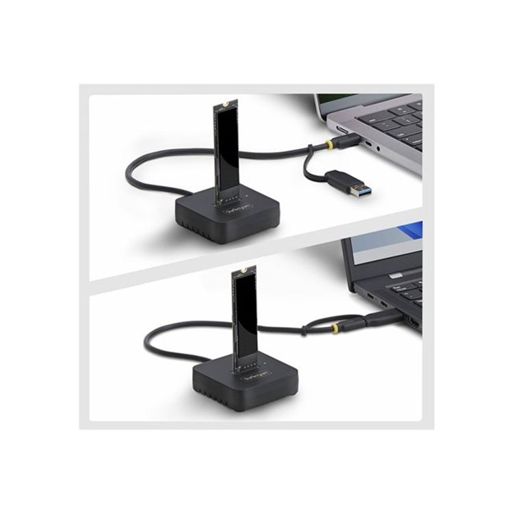 USB-C/USB-A to M.2 NVMe Dock Adapter