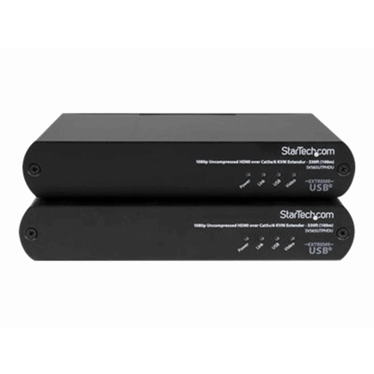 USB HDMI over Cat5e Cat6 KVM Extender