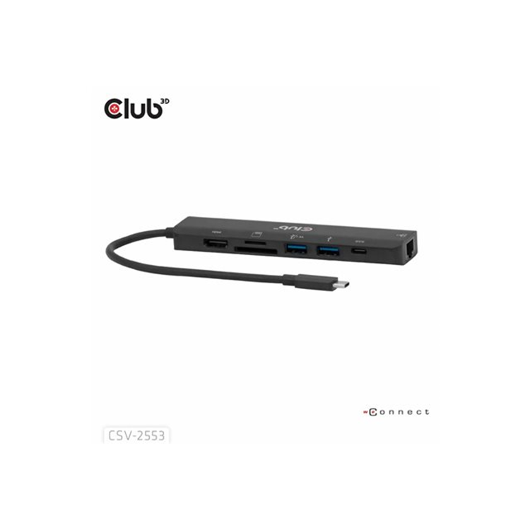 USB Type C 7-in-1 Hub to HDMI 4K60Hz 100W