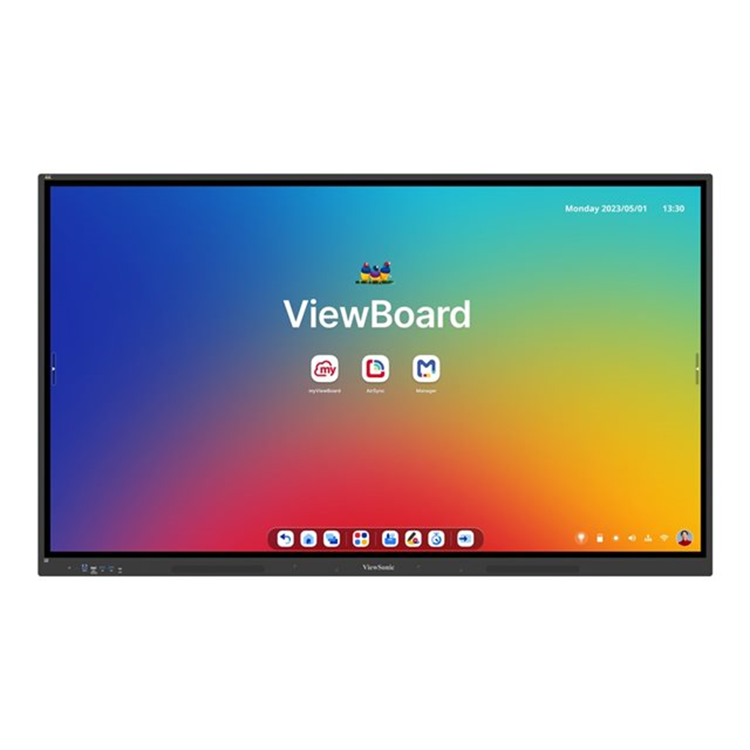 ViewBoard 34 serie touchscreen 75 inch UHD, Android 14 EDLA, IR 450 nits, 2x20W,  2x USB-C 8/128GB