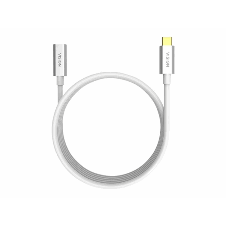 VISION 2m White USB-C extension cable
