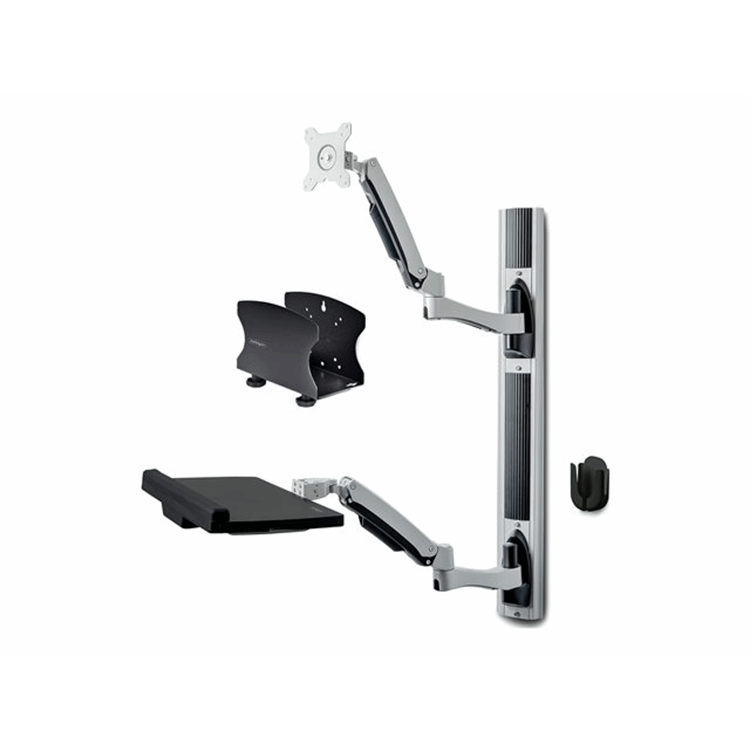 Wall Mount Workstation With PC Bracket