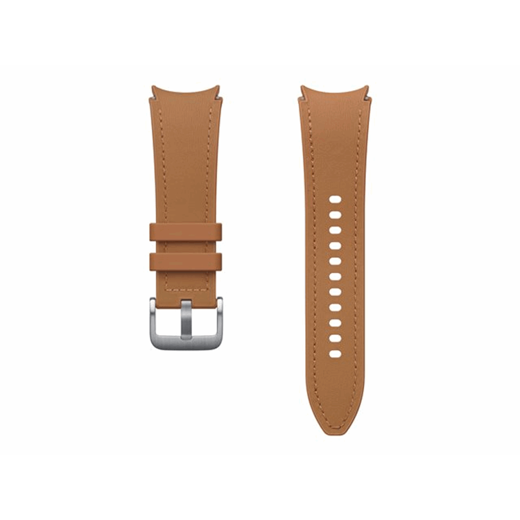 Watch Hybrid Leather Band S/M Camel