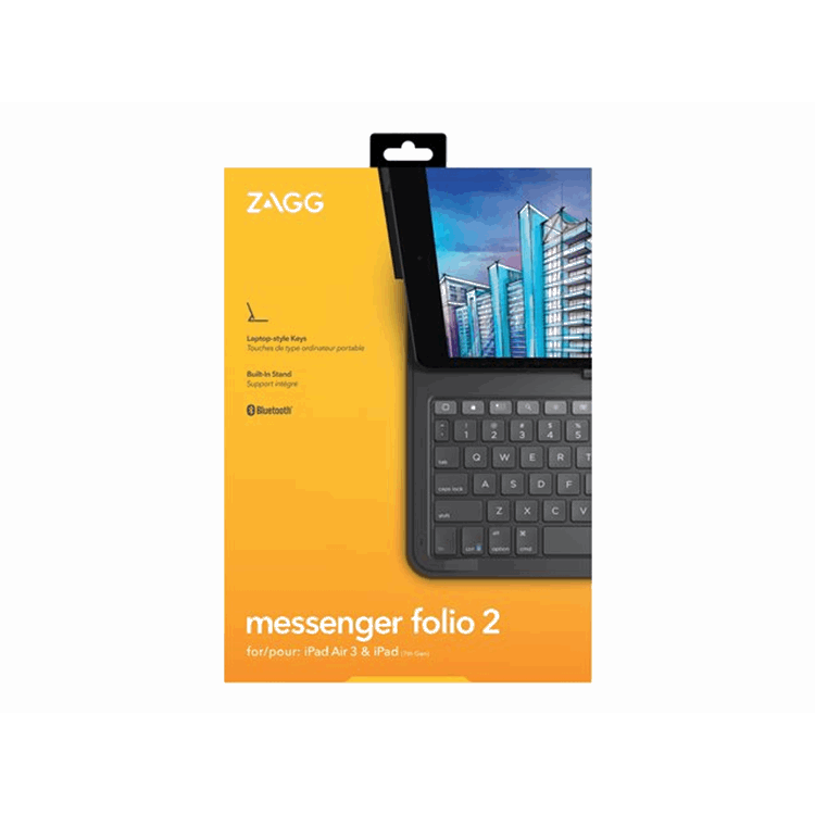 ZAGG KeybMes Fol2 iPad 10.2/10.5Charc UK ZAGG KeybMes Fol2 iPad 10.2/10.5Charc UK