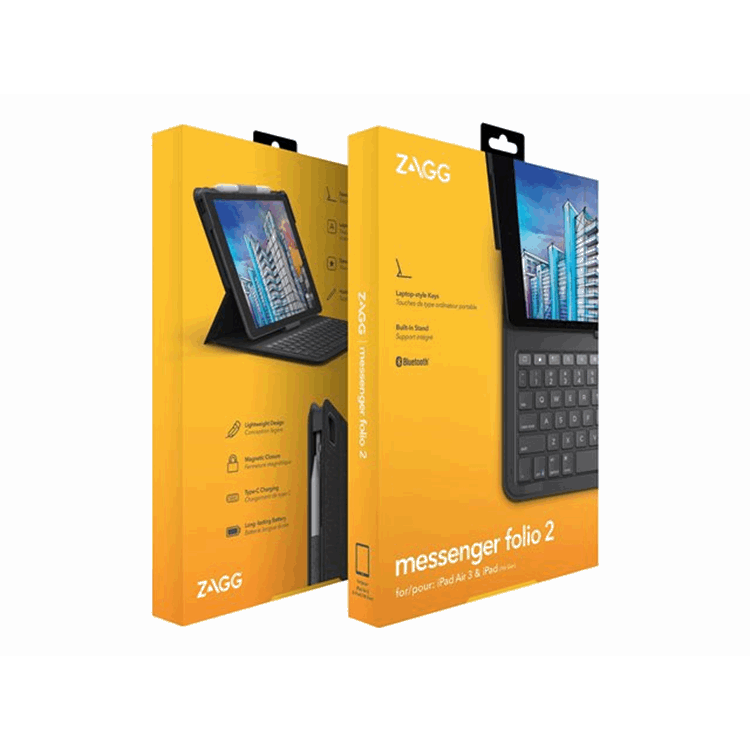 ZAGG KeybMes Fol2 iPad 10.2/10.5Charc UK ZAGG KeybMes Fol2 iPad 10.2/10.5Charc UK