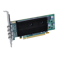 M9148 1GB DDR2 PCIe x16 LowProfile 4x mini-DisplayPort to 4xDisplayPort / 4x DVI - 2560x1600 fanless