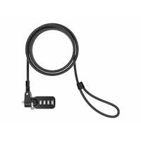 Universal Security Cable Lock 3Dial Comb