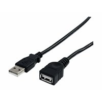 6FT BLACK USB 2.0 EXTENSION CABLE A 6FT BLACK USB 2.0 EXTENSION CABLE A