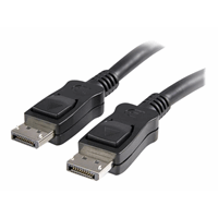 5m DisplayPort174 Cable with Latches - 5m DisplayPort174 Cable with Latches -