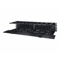 2U Horizontal Cable Manager 6" Fingers 2U Horizontal Cable Manager 6" Fingers