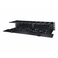 2U Horizontal Cable Manager 6" Fingers 2U Horizontal Cable Manager 6" Fingers