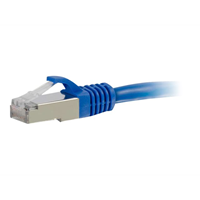 Cbl/10m CAT6A Shielded Patch Cable Blue