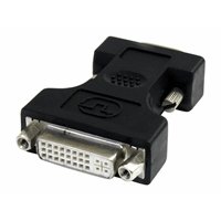 Black DVI to VGA Cable Adapter - F/M Black DVI to VGA Cable Adapter - F/M