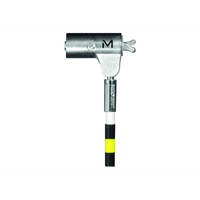 3 Interchangeable Heads Security Lock -Rotating Head - Compatible Master Key