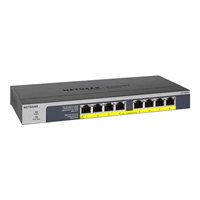 8PT POE/POE+ GIGABIT UNMANAGED SWCH