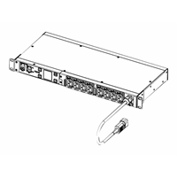 EPDU MI 1U C14 10A 1P C13x8