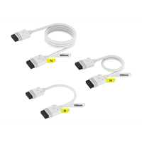 CORSAIR iCUE LINK Cable Kit with Straight connectors White