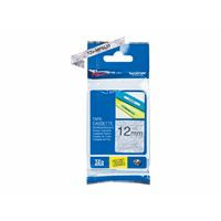 TZEMPSL31 12MM BLACK ON SILVER LACE TAPE