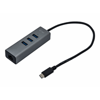 i-tec USB-C Metal HUB 3 + GLAN