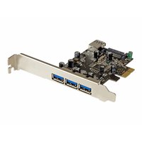 4 Port PCI Express USB 3.0 Card - 3 + 1