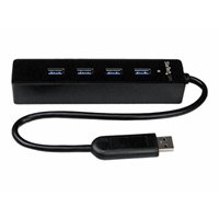 4 Port USB 3.0 Hub with Built-in Cable