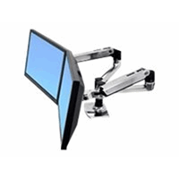 LX Dual Side by Side Arm MON DSK ALM