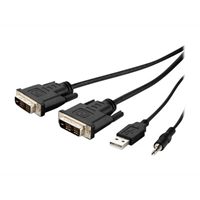 TAA Dual-Head DVI-D to HDMI High Retenti
