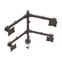Desk Mount Quad Monitor Arm - Steel Desk Mount Quad Monitor Arm - Steel
