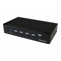 4-Port DisplayPort KVM - USB 3.0 - 4K
