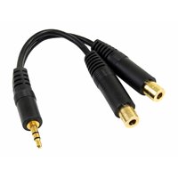 6" PC SPEAKER "Y" SPLITTER CABL 1X35MM M 6" PC SPEAKER "Y" SPLITTER CABL 1X35MM M