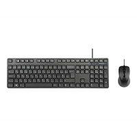 Full size Wired Keyboard and Mouse Combo
