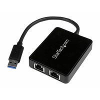 USB 3.0 to Dual Port Gigabit Ethernet Ad USB 3.0 to Dual Port Gigabit Ethernet Ad