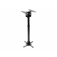 Universal ceiling mount black