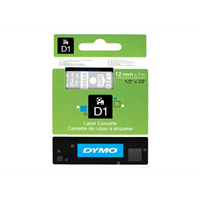 TAPE 12MMX7M WIT/TRANSPARANT