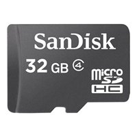 SanDisk microSDHC 32GB Card Only SanDisk microSDHC 32GB Card Only