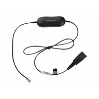 Jabra GN1200 smartcord coiled QD-RJ10 for connecting wired headsets to deskphone
