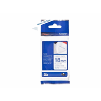 TZE-FA4 - 18 mm Fabric Blue/White TZE-FA4 - 18 mm Fabric Blue/White