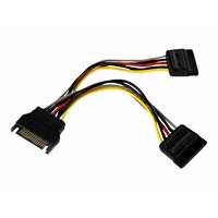 6in SATA Power Y Splitter Cable M/F