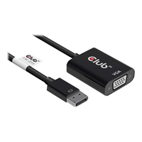 DISPLAY PORT 1.1A MALE TO VGA FEMALE ACTIVE ADAPTER BLACK