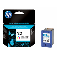 HP Ink cartridge no.22 color 5ml for C9352A