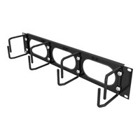 2U Horizontal Cable Organizer 2U with Me