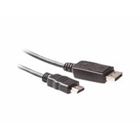Ak3990 dp male - hdmi a male 1.80m. Eenh. 1 stk Ak3990 dp male - hdmi a male 1.80m. Eenh. 1 stk