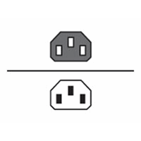 Cabinet Jmpr Pwr Cord 250VAC 16A C14-C13