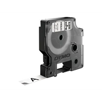 DURABLE D1 TAPE ZWART/WIT 12MM *55M DURABLE D1 TAPE ZWART/WIT 12MM *55M