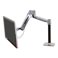 LX HD Sit-Stand Desk Mount LCD Arm Poli