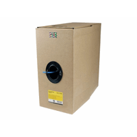 1000 ft Bulk Roll of Blue CMR Cat 6 Soli