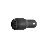 BELKIN Dual USB-A Car Charger 12W X2 BLK BELKIN Dual USB-A Car Charger 12W X2 BLK
