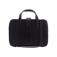 Viva Laptoptas full grain leather zwart