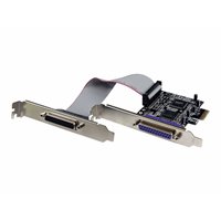 2 Port PCI Express PCIe Parallel Adapter